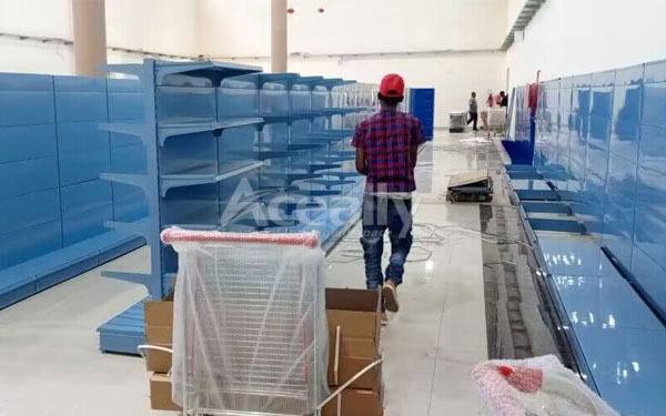 Kenya supermarket shelving system